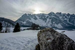 2023 02 18 Campogrosso schneebedeckt Landschaft 2 foto