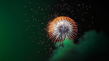 Indien Urlaub Feuerwerk Hintergrund. Illustration ai generativ foto
