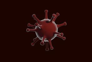 Virus 3d Illustration foto