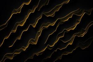 abstrack Linien Gold Textur Hintergrund generativ ai ai generiert foto