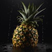 ein Ananas generativ ai generiert foto