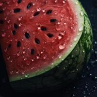 ein Wassermelone generativ ai generiert foto