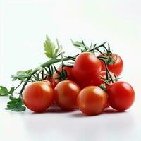 ein Bündel von Tomaten foto