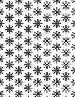 Schneeflocken nahtlos Muster 3, isoliert Hintergrund. foto