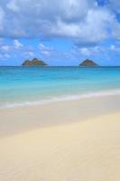 vertikale Ansicht des Lanikai-Strandes in Hawaii foto