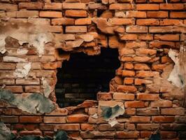 alt rustikal Zement Jahrgang Ziegel Mauer Hintergrund Hintergrund foto