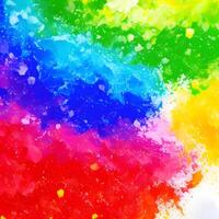 bunt Aquarell Farbe Spritzen Hintergrund, generativ ai foto