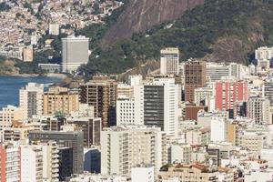 die Nachbarschaft von Ipanema, von der Spitze des Cantagalo-Hügels aus gesehen foto