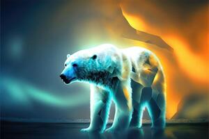 Welt Polar- Bär Tag Illustration generativ ai foto