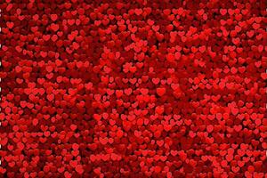 Hintergrund voll von viele Herzen Liebe Valentinstag Tag Konzept Illustration generativ ai foto
