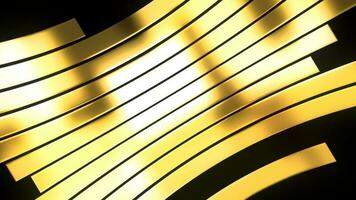 golden Schlaganfall Linien transparent Alpha Hintergrund foto