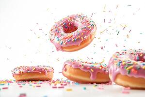 ai generativ. lecker Donuts. National Donuts Tag. foto