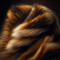 luxuriös Russisch Zobel Pelz - - ein ausdauernd Symbol von Stil ai generiert foto