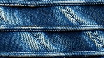 Blau Weiß Jean Textur, Rau Blau Jean Hintergrund, Jahrgang. ai generativ foto
