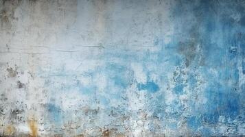 abstrakt Grunge Textur Blau Marine dunkel Stuck Mauer Hintergrund. ai generativ foto