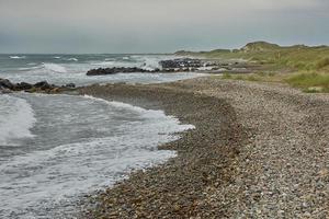 Meer und Landschaft in der Nähe der Stadt Skagen in Dänemark foto