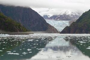 Tracy Arm Fjord und Sawyer Gletscher Alaska foto