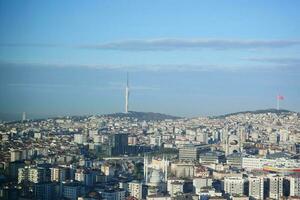 arial Aussicht von Istanbul asiatisch Seite städtisch Gebäude Blöcke foto