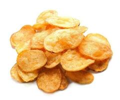 knusprig Kartoffel Chips. foto