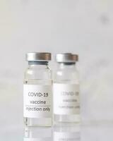 Coronavirus Impfstoff Röhren foto