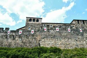 Ponferrada, Spanien 2023- ein alt Schloss foto