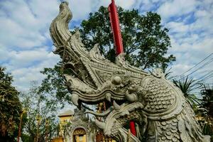 uralt Buddhist Tempel im Osten Asien, 2022 foto