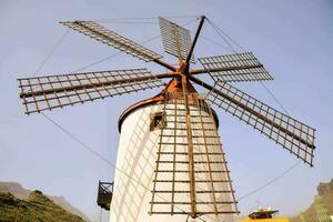 traditionelle Windmühlenansicht foto