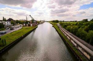 malerischen Blick auf den Fluss foto