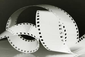 verschwommenes Bild eines 35-mm-Fotofilms foto