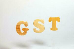 gst Waren und Bedienung MwSt Alphabet foto