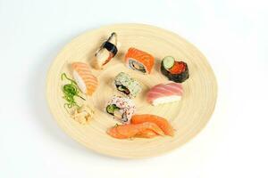 gesund bunt Sushi foto