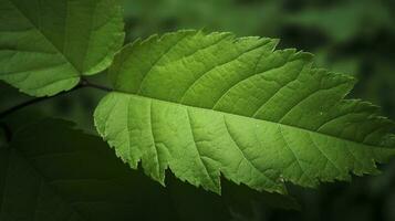 Erde Tag und Welt Umgebung Tag, Frühling, schön natürlich frisch Grün Blatt, Entspannung Natur Konzept, generieren ai foto