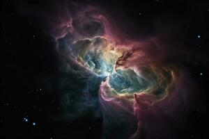 das Orion Nebel tief Raum Objekte , generieren ai foto