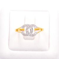 Diamantring 9 Karat Gold foto