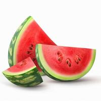 frisch Wassermelone isoliert. Illustration ai generativ foto