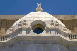 Detail der historischen Architektur in Cadiz Spanien foto