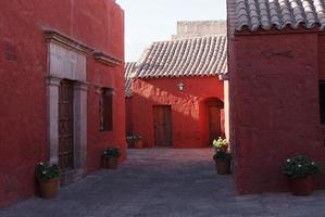 Kloster der Heiligen Catherine in Arequipa, Peru foto