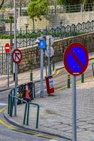 Ansicht einer städtischen Straße in Macao foto