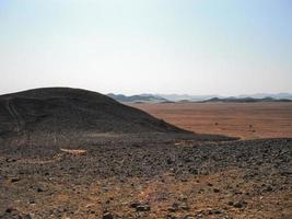 felsige Wüste in Ägypten foto