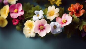 bunt Frühling Blume , generativ ai foto