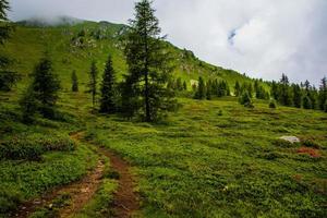 Landschaft in der Nähe des Levico-Sees, Trento Italien foto