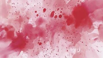 rot Farbe Spritzer Aquarell Pastell- Hintergrund, Textur, Wand, Beton Hintergrund. Mauer Fragment mit Kratzer und Risse, generieren ai foto