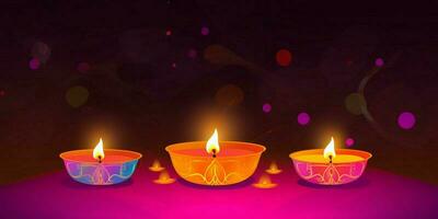 Diwali Hintergrund ai generiert foto