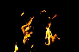 Feuer Flamme Textur. Brennmaterial Hintergrund. Brenneffektmuster. Flammen- und Fackeltapete. Hitze und Dunst Kulisse. foto