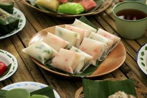 Cente Manis, Cantik Manis oder Jentik Manis. traditioneller indonesischer Snack. foto