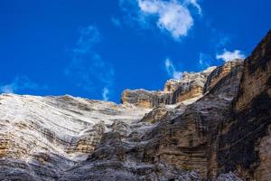 Gipfel der Cortina d'ampezzo Dolomiten in Belluno, Venetien, Italien foto
