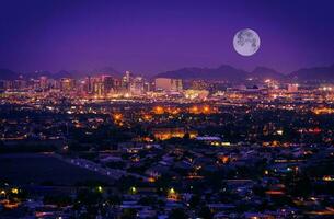 Skyline von Phoenix Arizona foto