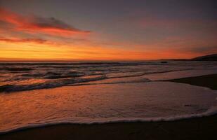 szenisch Cambria Kalifornien Strand Sonnenuntergang foto