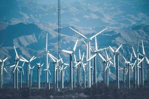 Kalifornien Wind Leistung Pflanze foto
