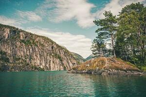 szenisch norwegisch Fjord foto